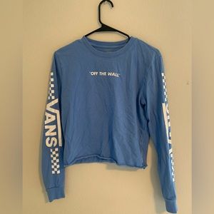 Vans cropped long sleeve tee